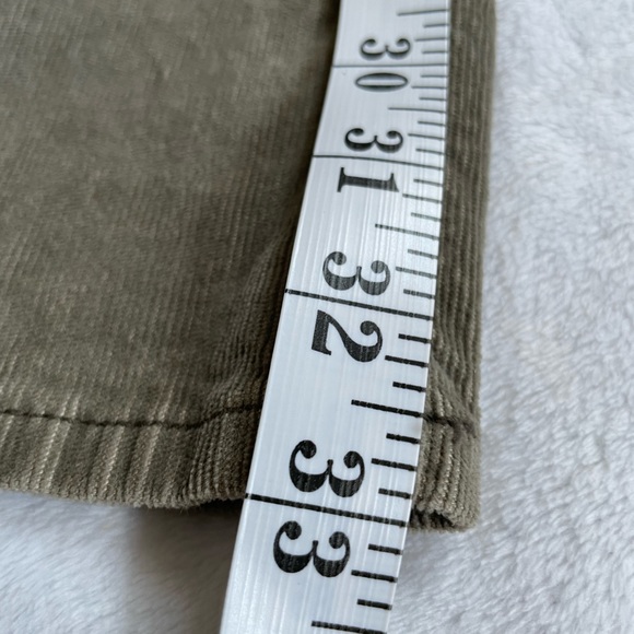 Anthropologie Pilcro and the Letterpress Green Corduroy Pants Parallel Size 27 - Picture 6 of 10